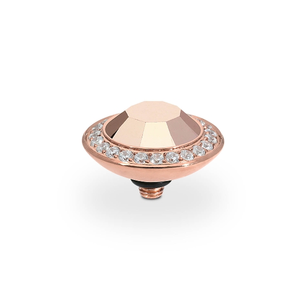 Qudo Rose Gold Topper Tondo Deluxe 13mm - Capri Gold