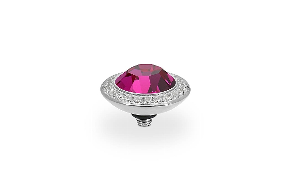 Qudo Silver Topper Tondo Deluxe 13mm - Fuchsia