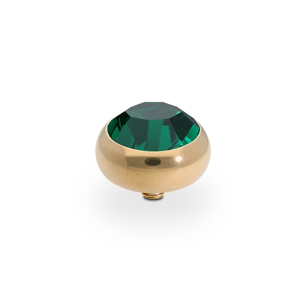 Qudo Gold Topper Sesto 10mm - Emerald