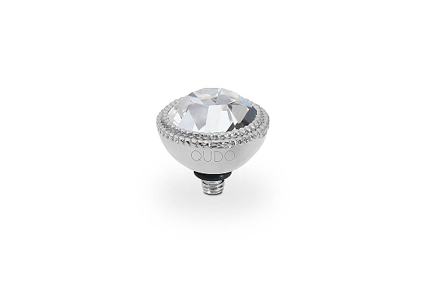 Qudo Silver Topper Fabero 11mm - Crystal