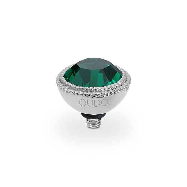 Qudo SIlver Topper Fabero 11mm - Emerald