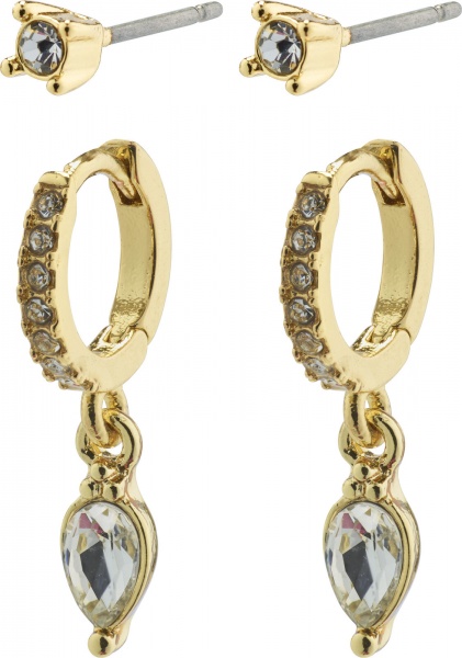 Pilgrim Earrings Elza Gold - Pack of 2