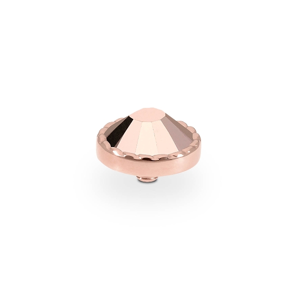 Qudo Rose Gold Topper Bocconi Flat 9mm - Capri Gold