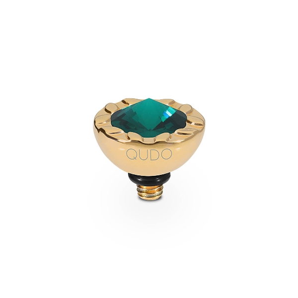 Qudo Gold Topper Melara 10mm - Emerald