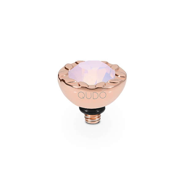Qudo Rose Gold Topper Melara 10mm - Rose Opal