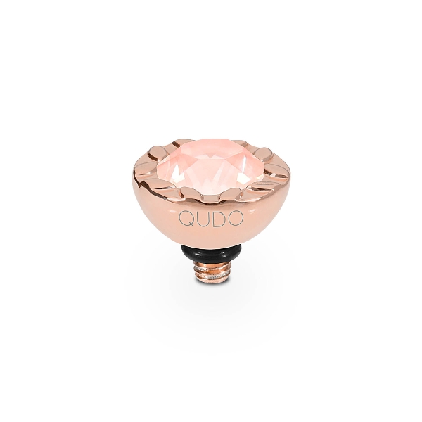 Qudo Rose Gold Topper Melara 10mm - Crystal Flamingo Ignite