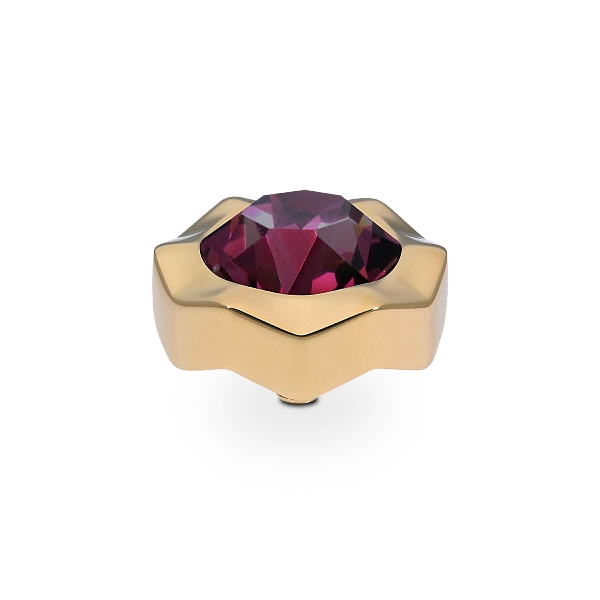 Qudo Gold Topper Nemoli 13mm - Amethyst