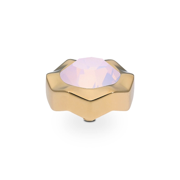 Qudo Gold Topper Nemoli 13mm - Rose Opal