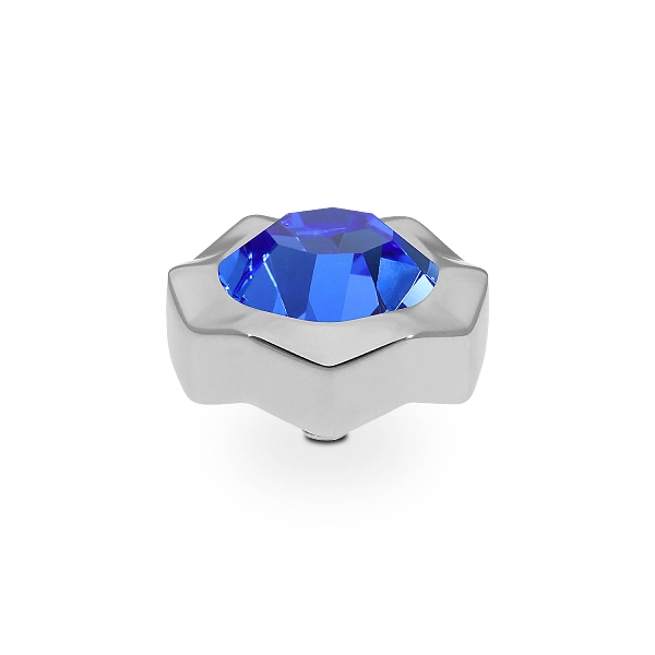 Qudo Silver Topper Nemoli 13mm - Sapphire