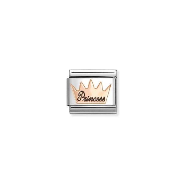 Nomination Rose Gold Princess Crown Composable Charm