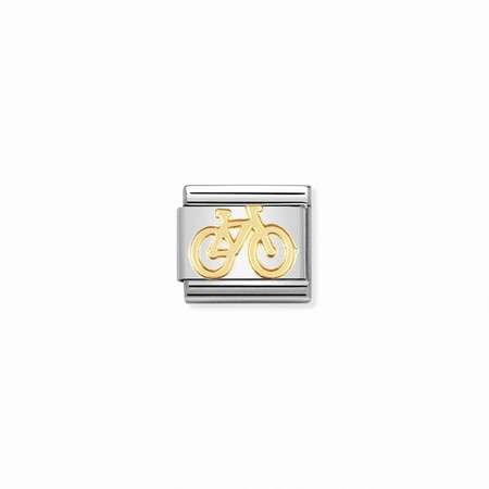 Nomination Gold Bike Composable Charm