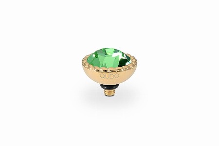 Qudo Gold Topper Bocconi 11mm - Peridot