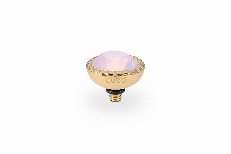 Qudo Gold Topper Bocconi 11mm - Rose Opal