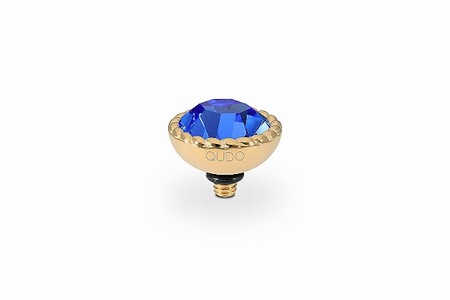 Qudo Gold Topper Bocconi 11mm - Sapphire