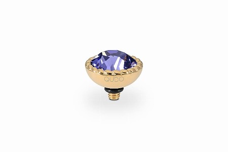 Qudo Gold Topper Bocconi 11mm - Tanzanite