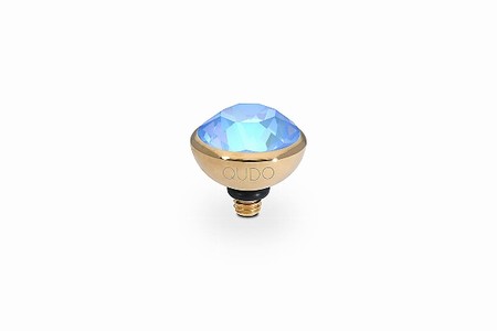 Qudo Gold Topper Bottone 10mm - Ocean Delite