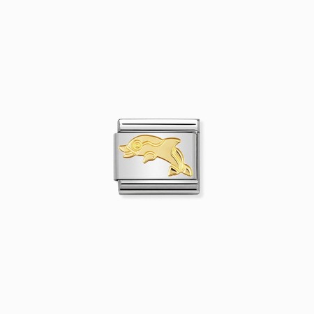 Nomination Gold Dolphin Composable Charm