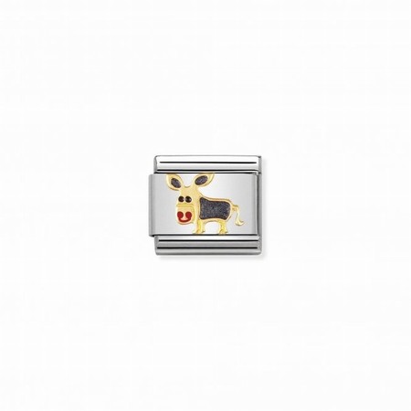 Nomination Gold Donkey Enamel Composable Charm