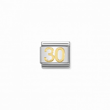 Nomination Number Gold 30 Composable Charm