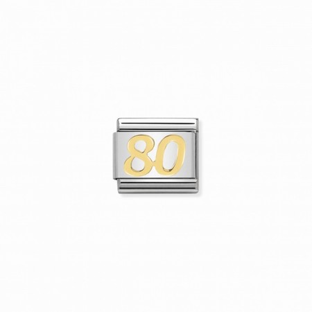 Nomination Number Gold 80 Composable Charm