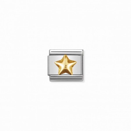 Nomination Gold Raised Star Composable Charm