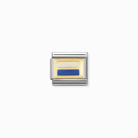 Nomination Gold San Marino Flag Composable Charm