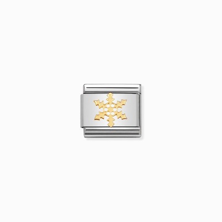 Nomination Gold Snowflake Composable Charm