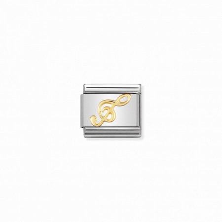 Nomination Gold Treble Clef Composable Charm