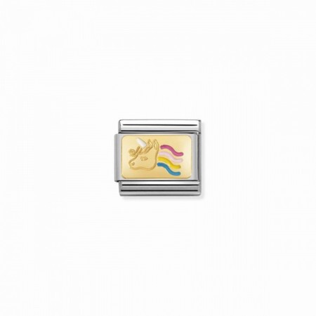 Nomination Gold Unicorn Enamel Composable Charm