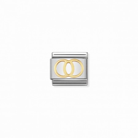 Nomination Gold Wedding Rings Composable Charm