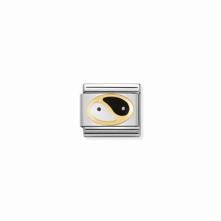 Nomination Gold Yin Yang Enamel Composable Charm