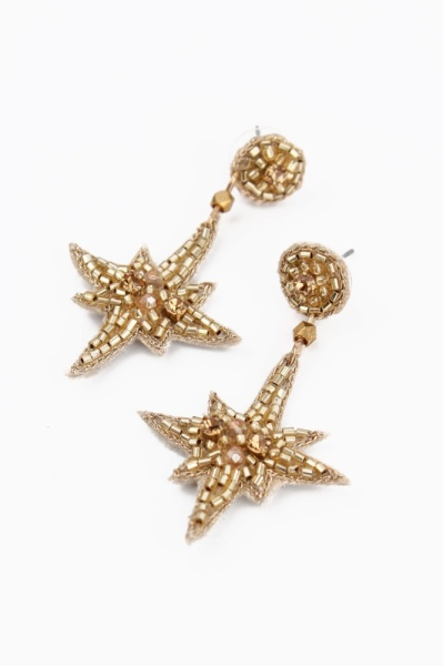 My Doris Mini Gold Star Earrings