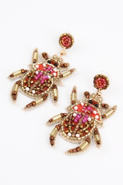 My Doris Autumn Beetle Earrings