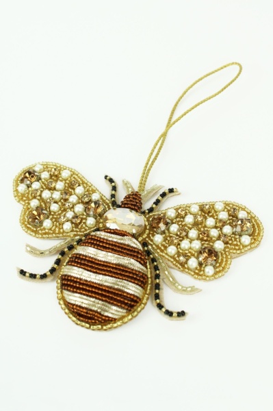 My Doris Classic Gold Bee Christmas Decoration