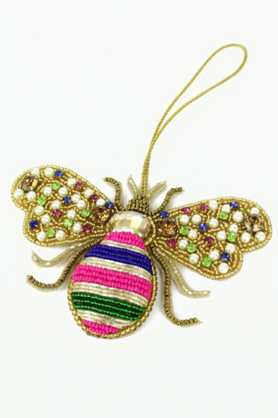 My Doris Rainbow Bee Christmas Decoration