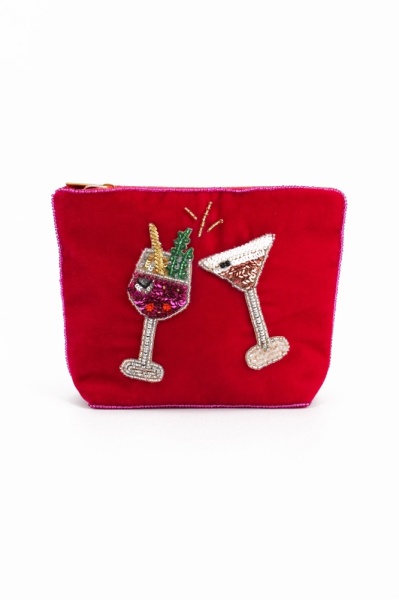 My Doris Pink Fizz and Espresso Small Purse