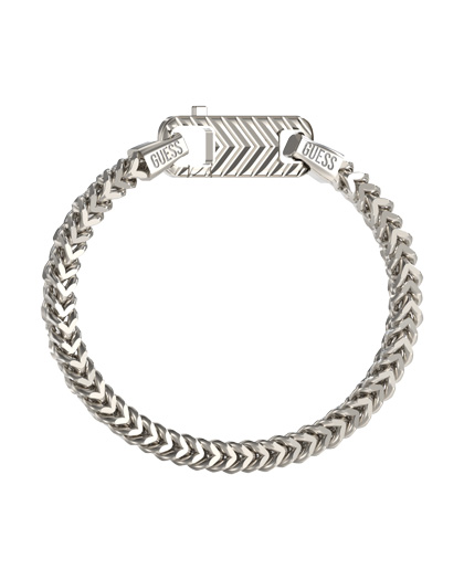 Guess Gents Pitstop Silver Bracelet - UMB04438STL