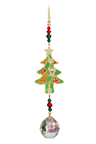 Wild Things Crystal Dreams Christmas Tree - Red & Green