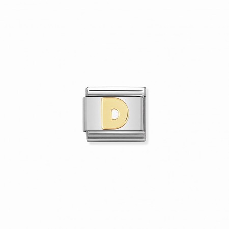 Nomination Letter Gold D Composable Charm