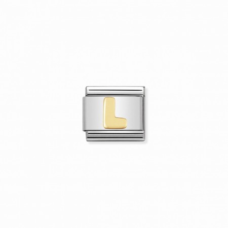 Nomination Letter Gold L Composable Charm