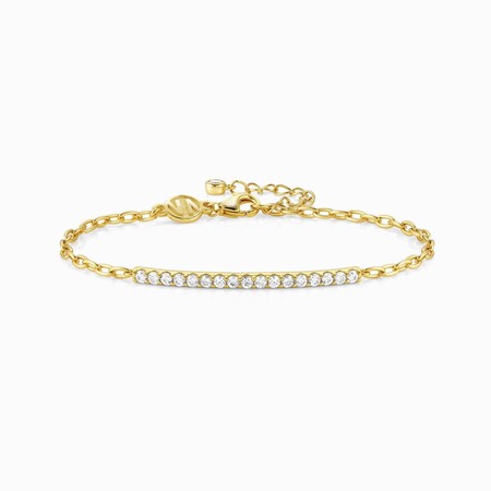 Nomination Lovelight Gold Bracelet with White CZ