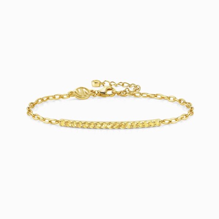 Nomination Lovelight Gold Bracelet with Yellow CZ