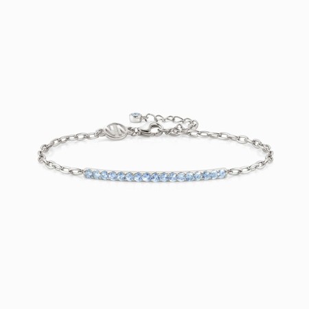 Nomination Lovelight Silver Bracelet with Light Blue CZ