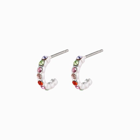 Pilgrim Earrings Brigitte Silver Multi