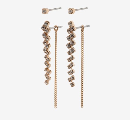 Pilgrim Earrings Jolene Rose Gold