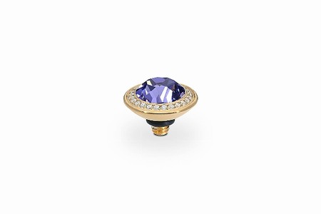 Qudo Gold Topper Tondo Deluxe 9mm - Tanzanite