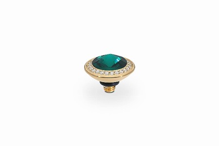 Qudo Gold Topper Tondo Deluxe 9mm - Emerald