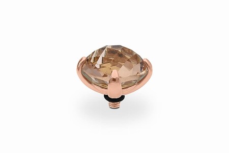 Qudo Rose Gold Topper Seano 13mm - Light Colorado Topaz