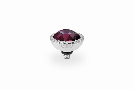 Qudo Silver Topper Bocconi 11mm - Amethyst