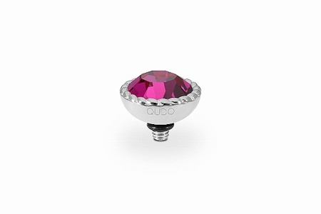 Qudo Silver Topper Bocconi 11mm - Fuchsia